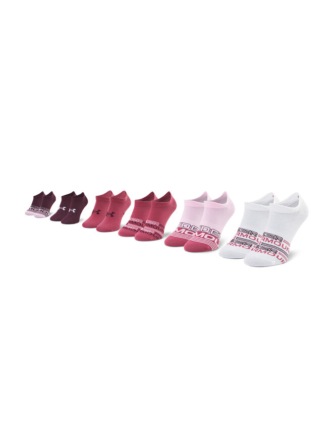 Under Armour Set de 6 perechi de șosete medii de damă Under Armour Ua Essential 1332981-678 Colorat