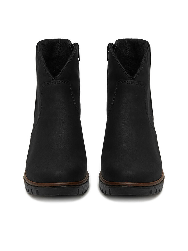 Rieker Botine Rieker Y2553-00 Negru