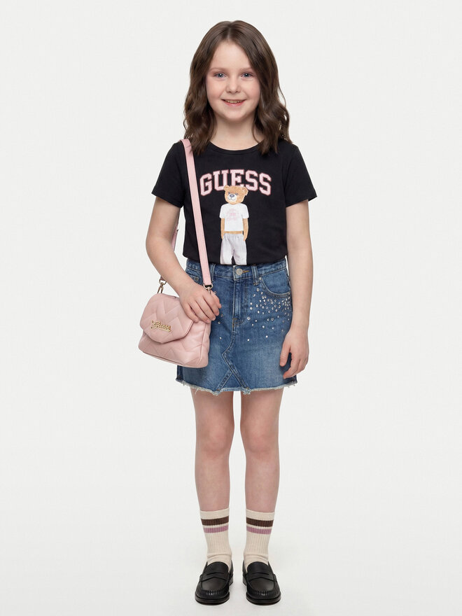 Guess Guess T-Shirt J6YI08 K3710 Schwarz Regular Fit