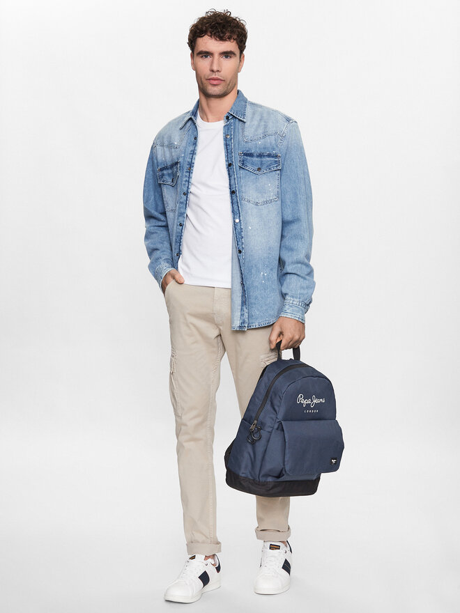 Pepe Jeans Rucksack Pepe Jeans Prtobello Backpack PU030064 Dunkelblau