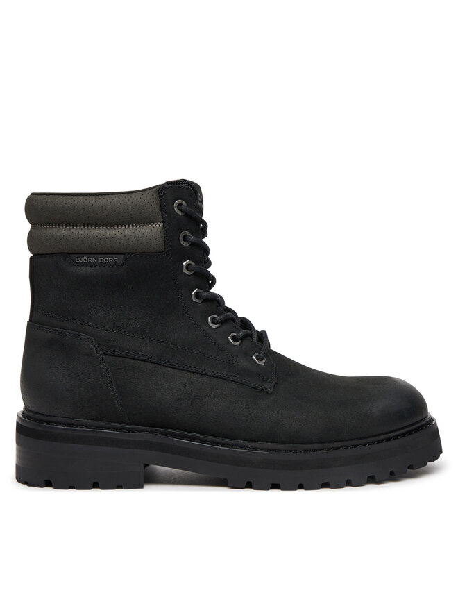 Schnurstiefeletten Bjorn Borg H400 Hiker High BJ295054AM Schwarz eschuhe