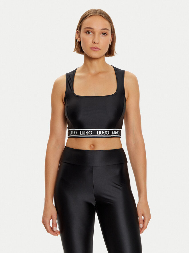 Liu Jo Sport Liu Jo Sport Бюстгальтер-топ TF4191 J4726 Чорний Regular Fit