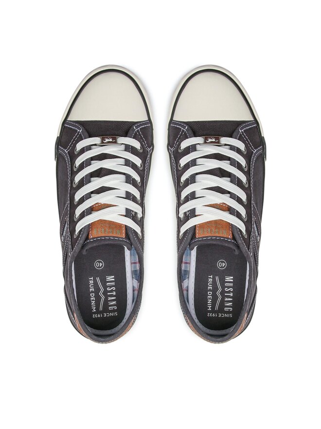 Mustang Sneakers aus Stoff Mustang 4058-310-9 Grau