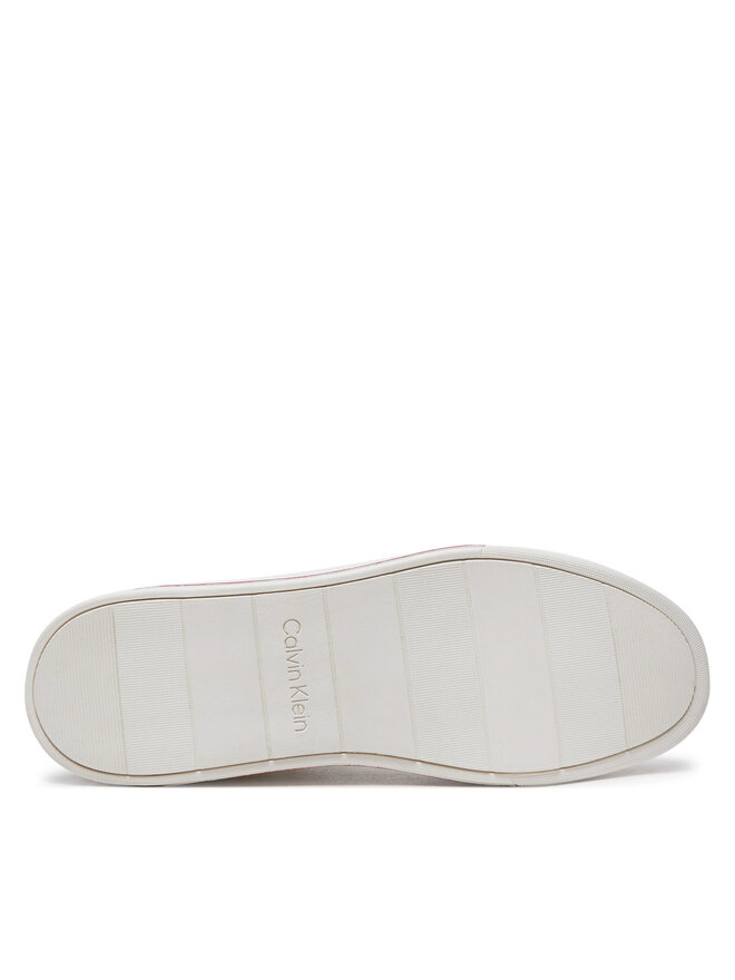 Calvin Klein Sneakers Calvin Klein Low Top Lace Up Mix HM0HM01548 Bianco