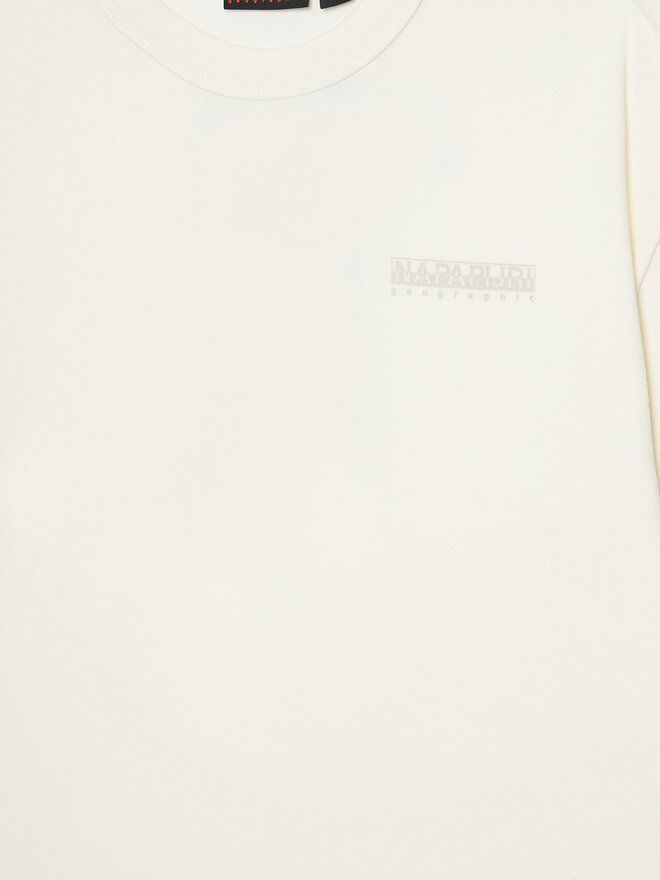 Napapijri Napapijri Camiseta S-Ahr NP0A88ZO D Écru Regular Fit