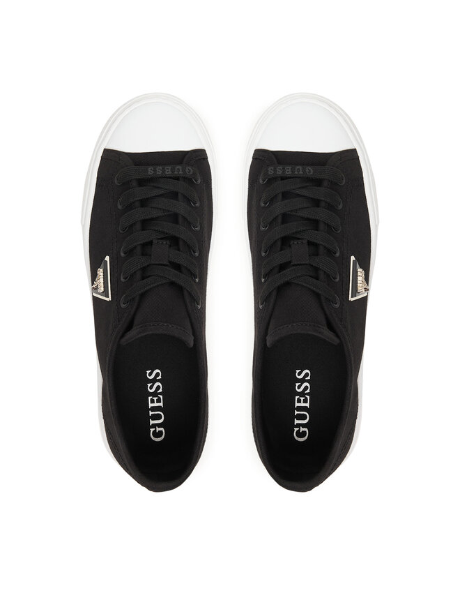 Guess Sneakers aus Stoff Guess FLJJZ3 FAB12 Schwarz