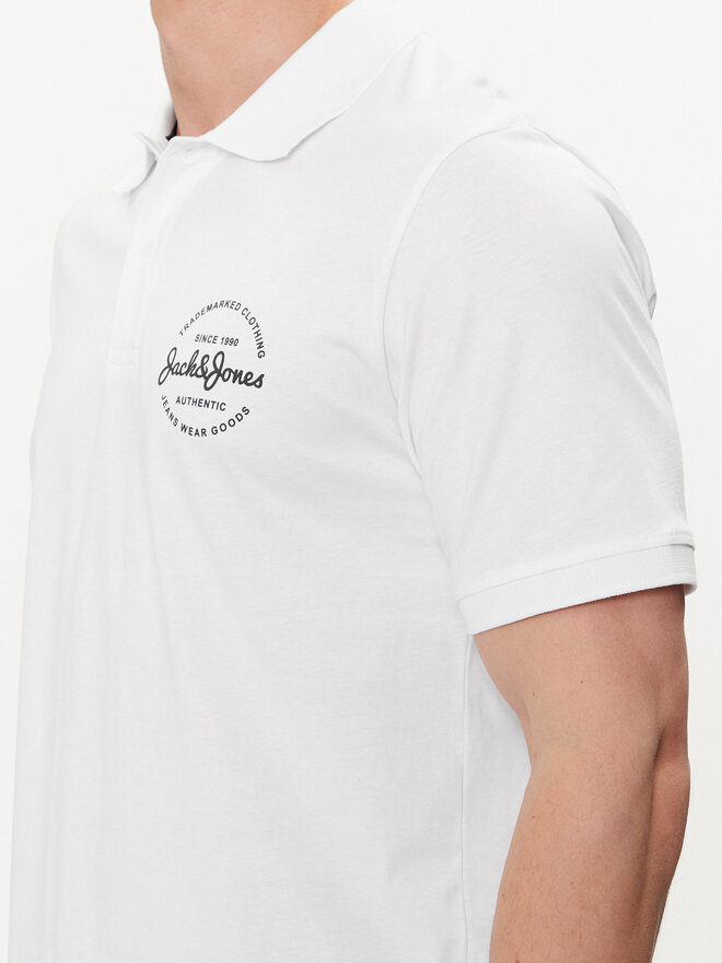Jack&Jones Jack&Jones Polo Forest 12248621 Λευκό Standard Fit