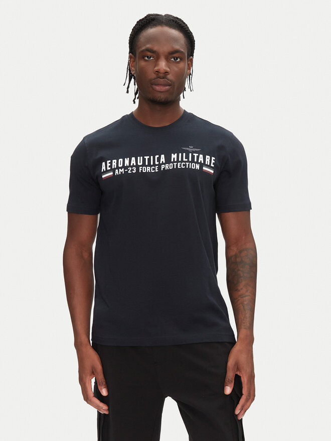 Aeronautica Militare Aeronautica Militare T-Shirt 251TS1942J538 Dunkelblau Regular Fit