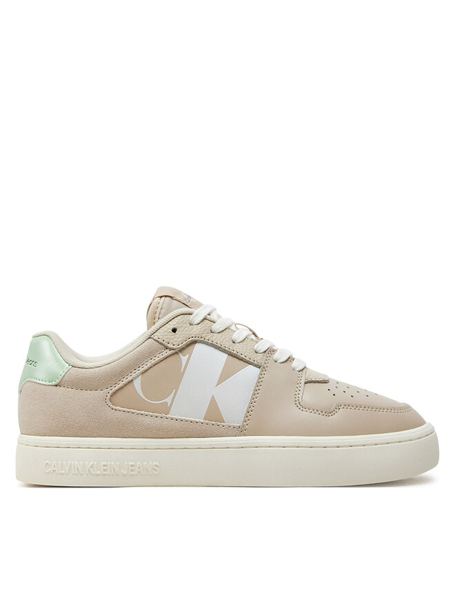 Calvin Klein Jeans Снікерcи Calvin Klein Jeans Classic Cupsole Low Nbs YW0YW01520 Écru