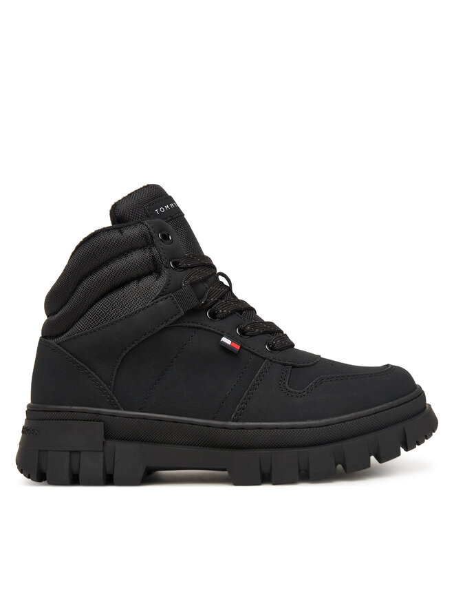 Tommy Hilfiger Schnürschuhe Tommy Hilfiger T3X5-35292-0316 M Schwarz