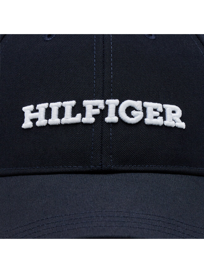 Tommy Hilfiger Kapa s šiltom Tommy Hilfiger Monotype AM0AM12043 Mornarsko modra