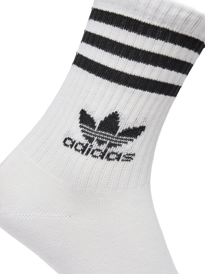 adidas Zestaw 3 par wysokich skarpet unisex adidas IJ0733 Biały