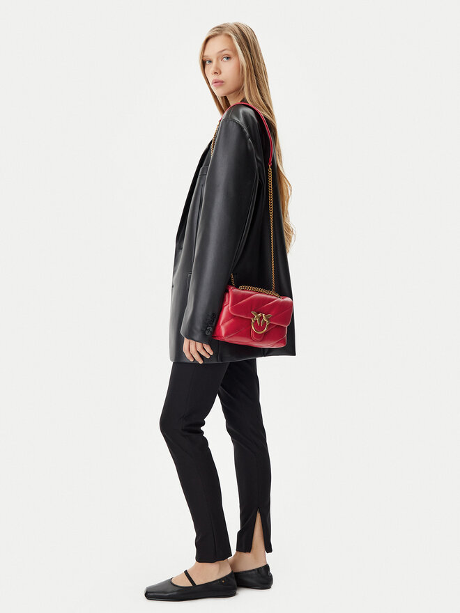 PINKO Torebka PINKO Love Puff Mini Cl PE 25 PLTT 100039 A0F2 Czerwony