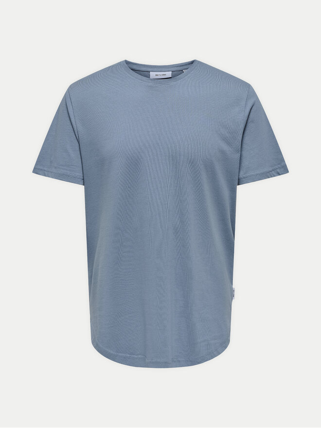 Only & Sons Only & Sons Marškinėliai Matt 22002973 Mėlyna Regular Fit