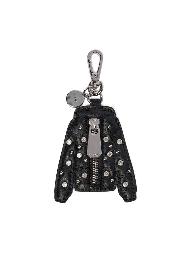 PINKO Obesek PINKO Charm Hoodie Microbibra AI 25-26 PCPL 105866 A31U Črna