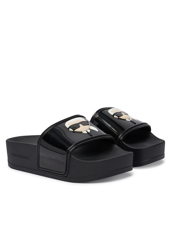 KARL LAGERFELD Pantoletten KARL LAGERFELD Kondo Maxi II KL80805C Schwarz
