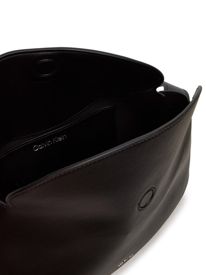 Calvin Klein Ročna torba Calvin Klein Soft Sculpt Shoulder Bag K60K612565 Črna