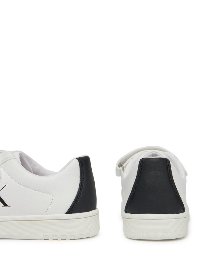 Calvin Klein Jeans Sneakersy Calvin Klein Jeans Low Cut Lace Velcro Sneaker V1X9-82080-1355 S Biały