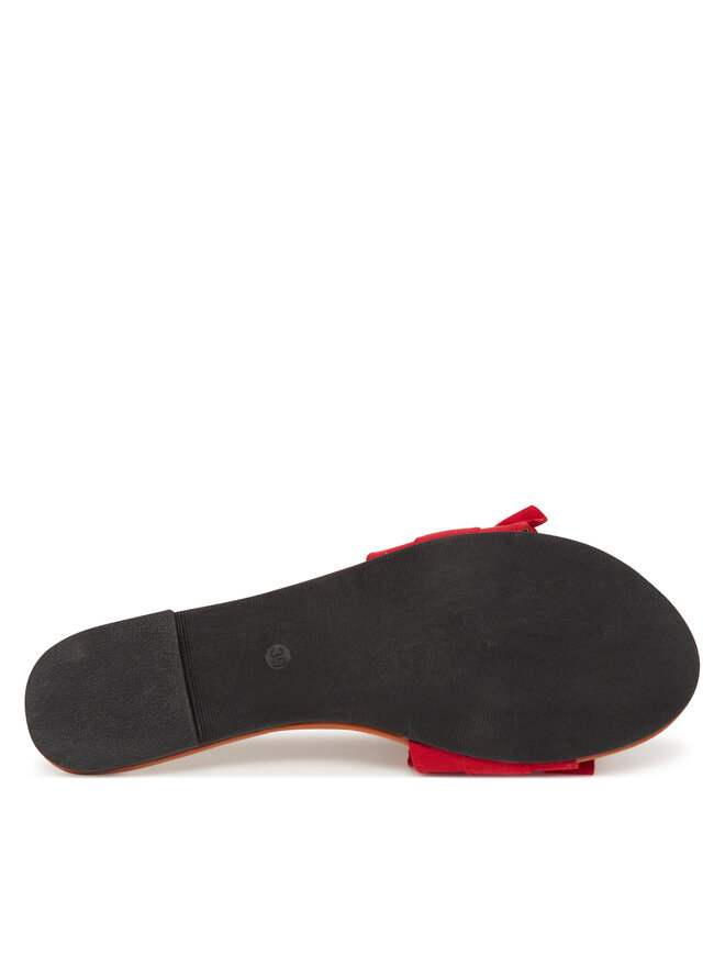 Pieces Pantoletten Pieces Nola 17101699 Rot