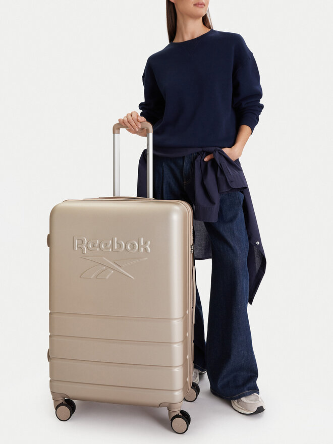Reebok Велика валіза Reebok CEO-RBK-WAL-001-07-CCC-L Бежевий