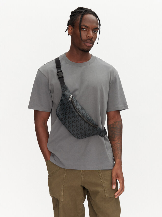 Calvin Klein Jeans Rankinė ant juosmens Calvin Klein Jeans Matte Aop Sq Waistbag 38 LV04G3113G Juoda