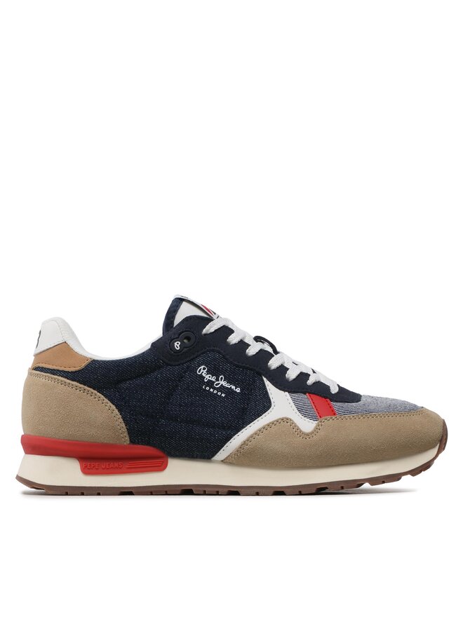 Sneakers Pepe Jeans Brit Man Heritage PMS30925 Bleu marine chaussures