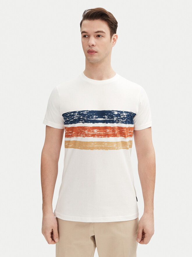 INDICODE INDICODE T-shirt Caron 41-051 Plava Regular Fit