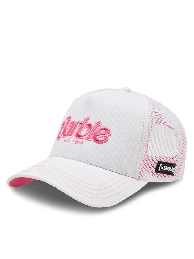 Capslab Czapka z daszkiem Capslab Barbie Cap CL/BA1/2/CT/BAR9 Biały