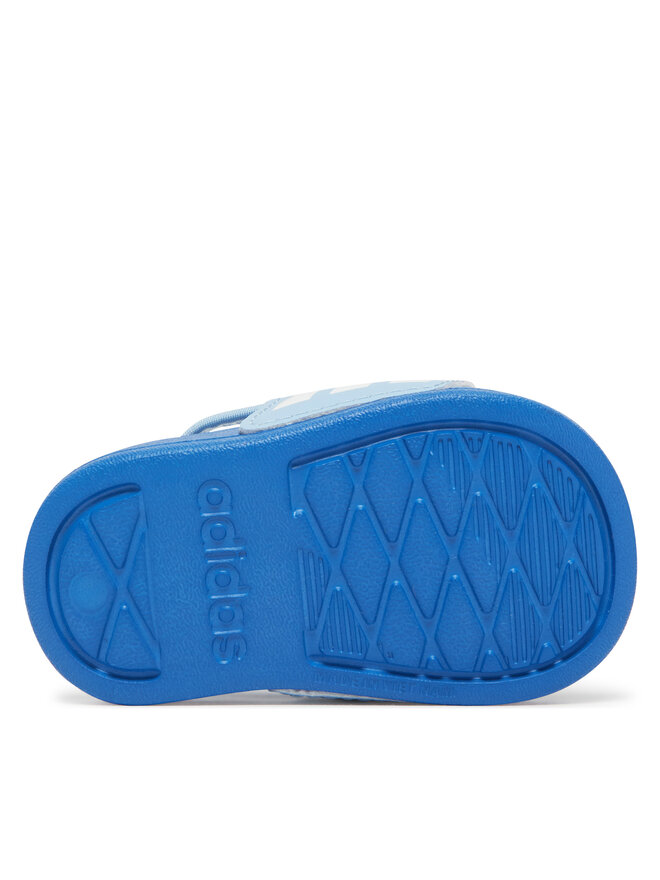 adidas Sandały adidas adilette Estrap JR5327 Błękitny