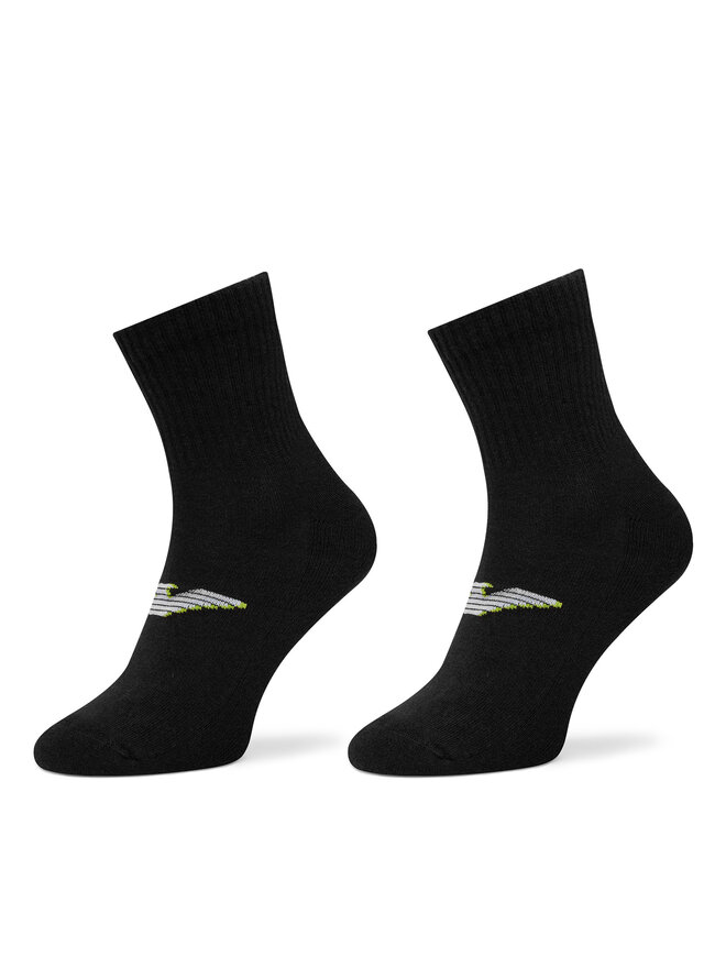 Emporio Armani 2er-Set niedrige Herrensocken Emporio Armani EM000540 AF12299 MC005 Schwarz