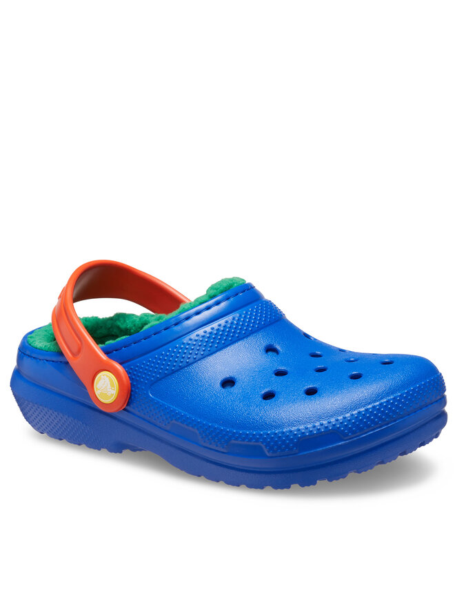 Crocs Papucs Crocs Classic Lined Clog Kids 207010 Kék