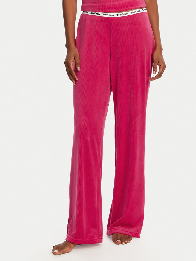 Juicy Couture Juicy Couture Pantalones de pijama Vicky JCLAS125504 Rosa Flare Fit