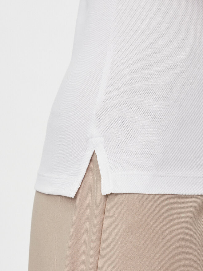Tommy Hilfiger Tommy Hilfiger Pólóing 1985 WW0WW42047 Fehér Slim Fit