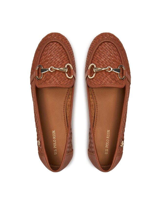 U.S. Polo Assn. Mokasyny U.S. Polo Assn. Chery001 Lth Brązowy