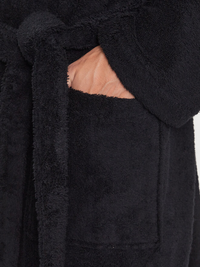 KARL LAGERFELD KARL LAGERFELD Bademantel Ikonik 230M2185 Schwarz