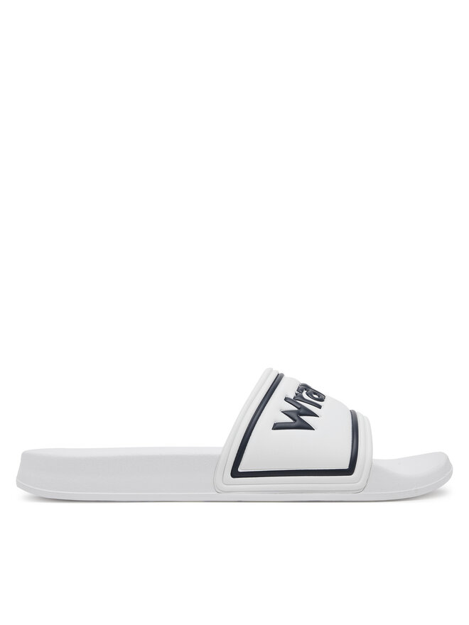 Wrangler Klapki Wrangler Avwewll Silder Men Low 20251042 Biały