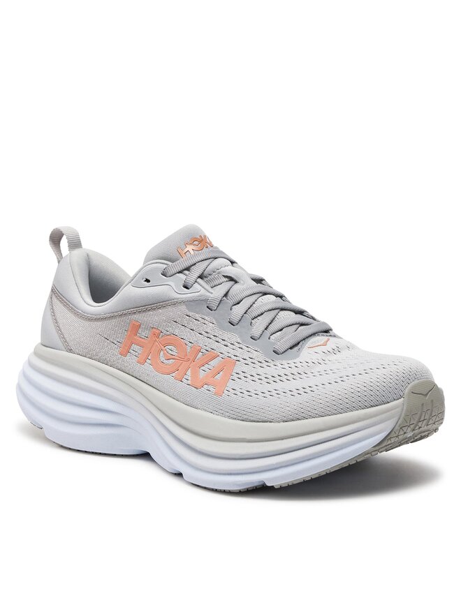 Hoka Scarpe running Hoka Bondi 8 1127952 Grigio