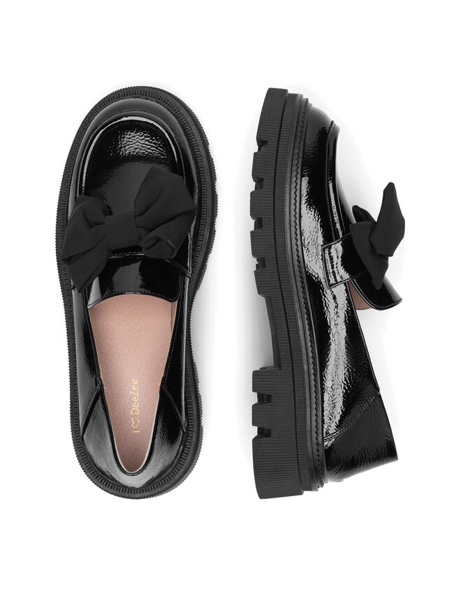 DeeZee Loafersy DeeZee TYA56-J128 Czarny