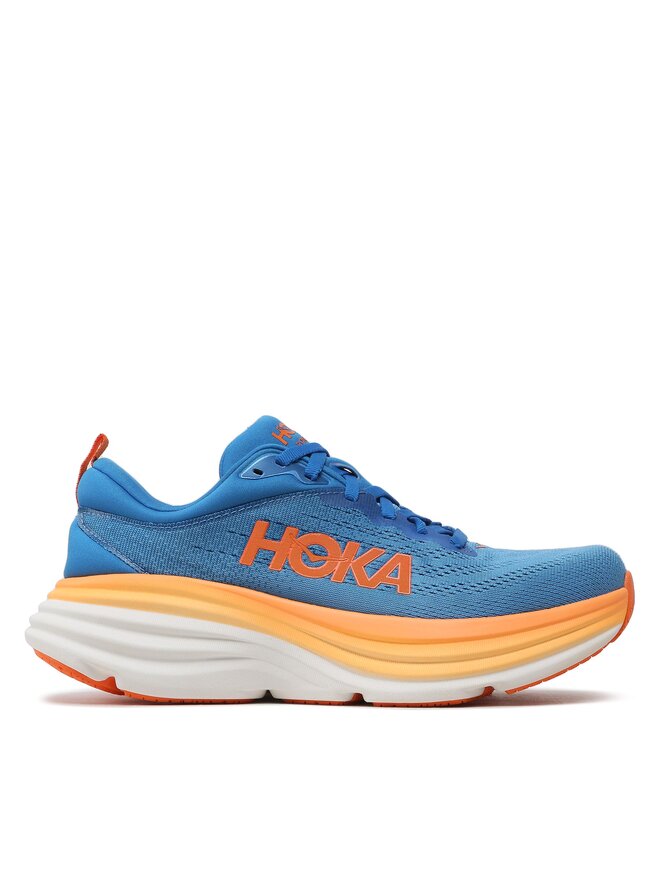 スニーカー HOKA BONDI 8 - Ultra-shortened sports shoe (1123202 WWH) Buty do biegania Hoka Bondi 8 1123202 Niebieski | eobuwie.com.pl