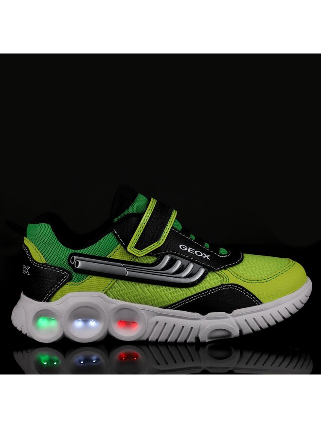 Geox Sneakersy Geox J Wroom B. A J35GAA 014BU C3707 D Zelená