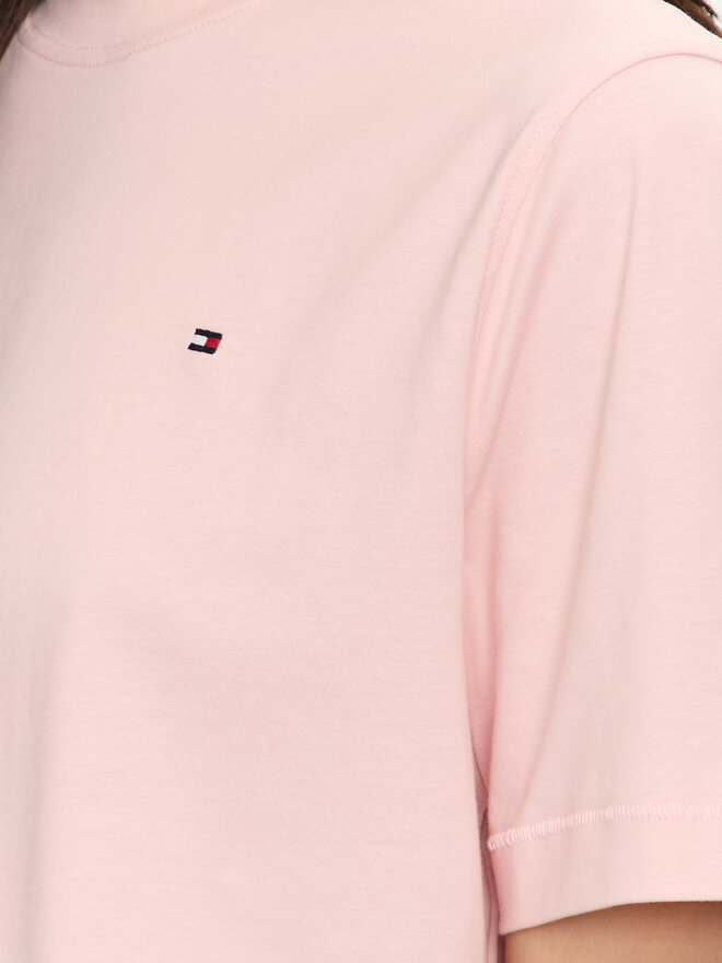 Tommy Hilfiger Tommy Hilfiger Camiseta Modern Flag WW0WW43597 Rosa Relaxed Fit