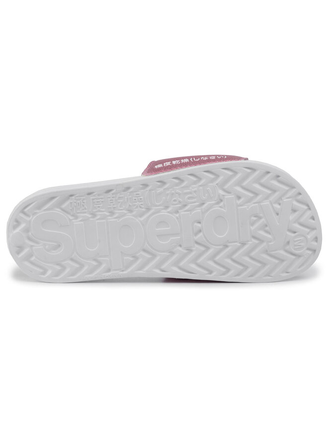 Superdry Шльопанці Superdry Colour Change Pool Slide WF300002A Рожевий