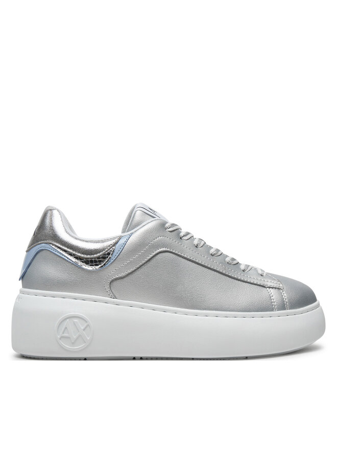 Scarpe armani argento hot sale