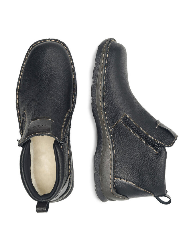 Rieker Schnürschuhe Rieker 05398-00 Schwarz