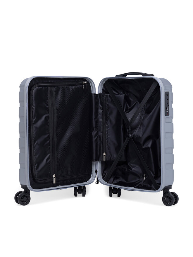 GINO ROSSI Kabinenkoffer GINO ROSSI CEO-GIN-S-003-05-SILVER2 Silberfarben