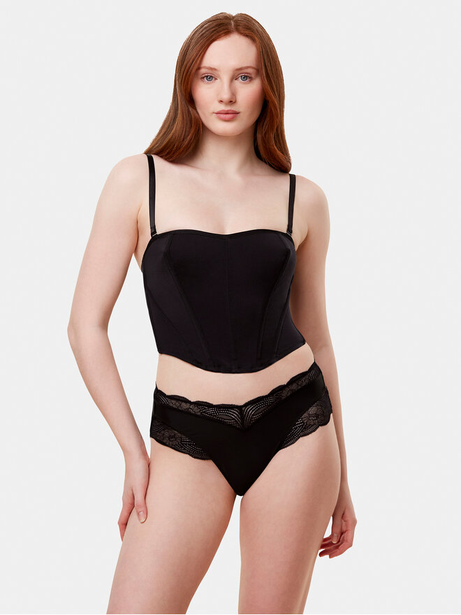 Triumph Triumph Klasične spodnje hlačke Lift Smart Bandeau Maxi EX 10215945 Črna
