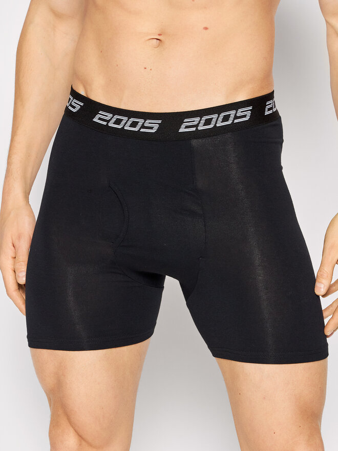 2005 2005 Σετ μποξεράκια 2 τμχ. Boxers Μαύρο
