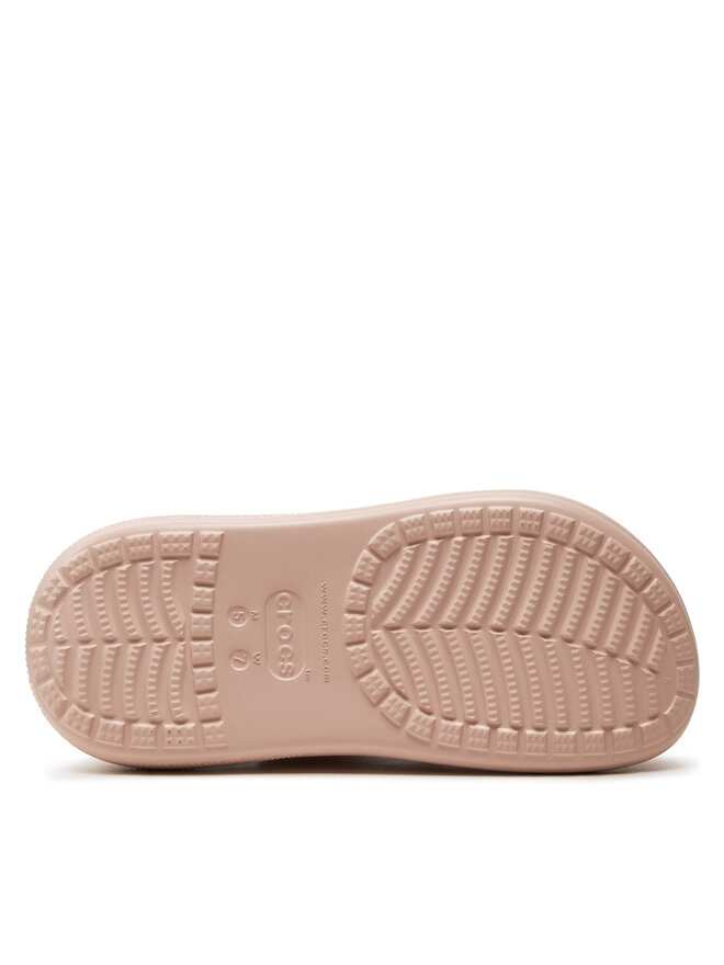 Crocs Şlapi Crocs Classic Crush Clog 207521 Roz