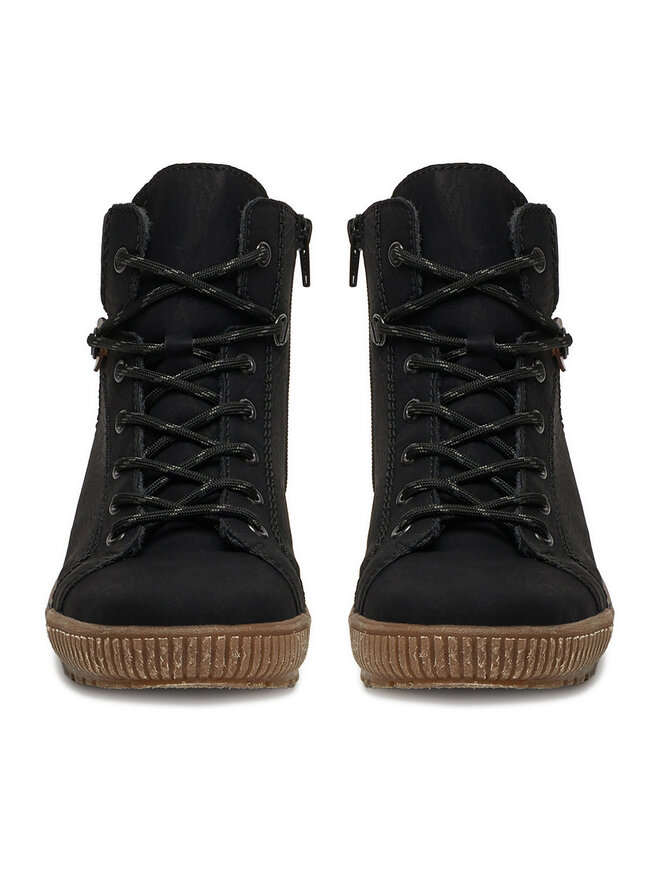 Rieker Botine Rieker N0730-00 Negru