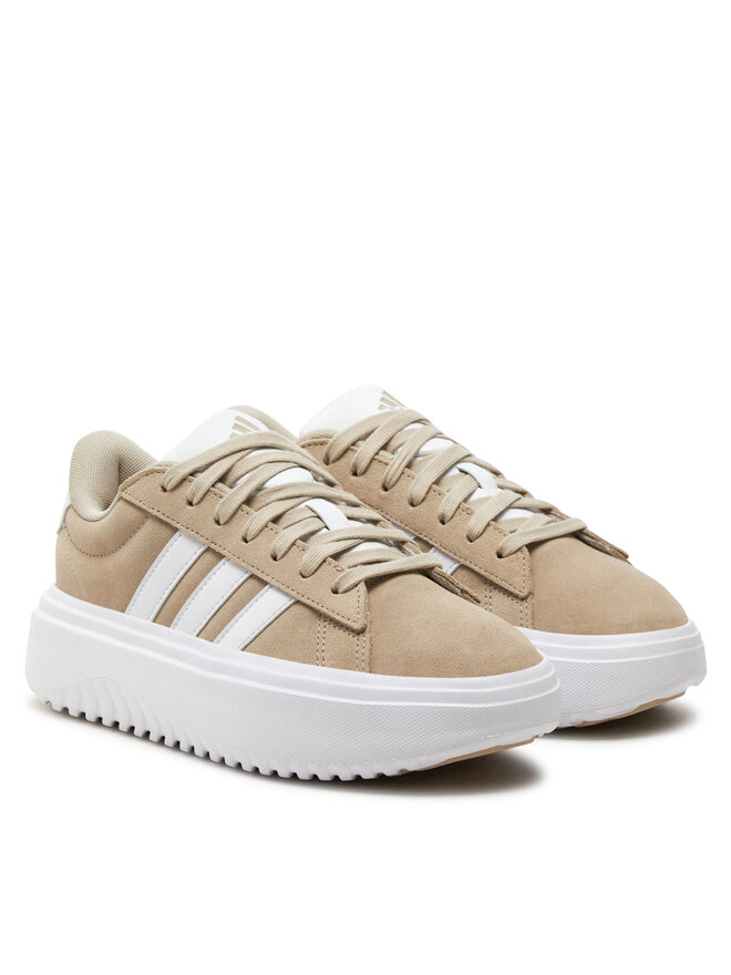 adidas Sneakersy adidas Grand Court Platform IH2408 Beżowy